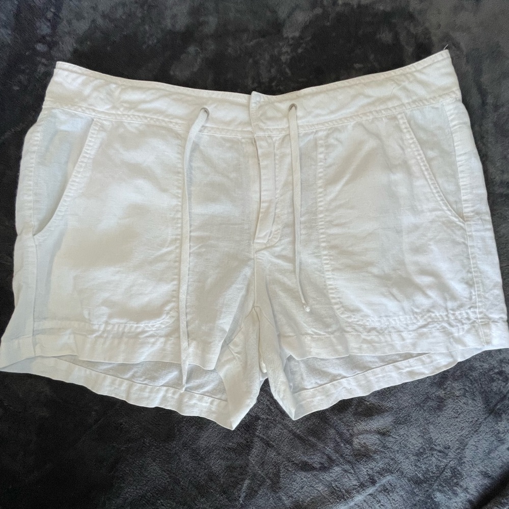 Banana Republic Shorts, white linen, size 6